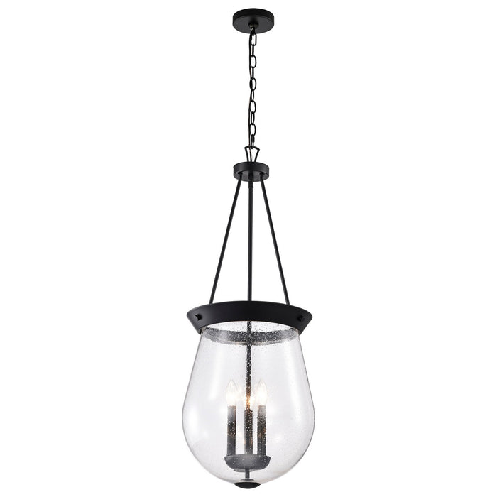 Nuvo Lighting 60-7803 Three Light Pendant, Matte Black