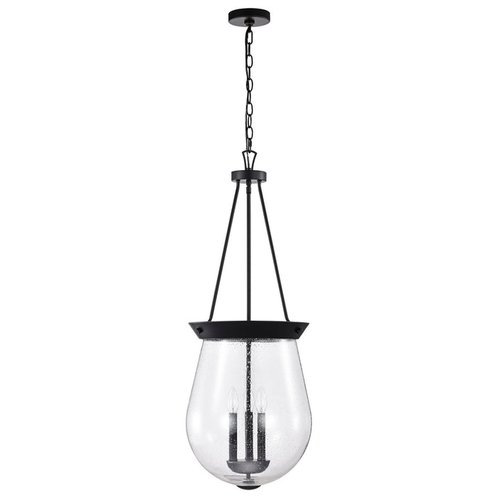 Nuvo Lighting 60-7803 Three Light Pendant, Matte Black