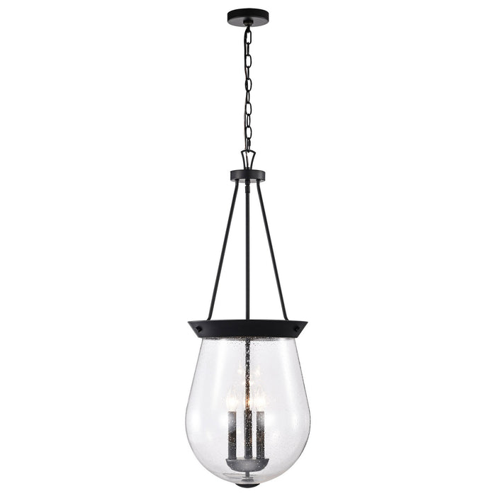Nuvo Lighting 60-7803 Three Light Pendant, Matte Black