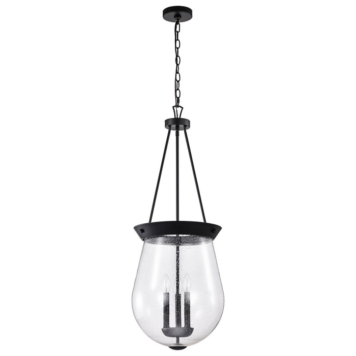 Nuvo Lighting 60-7803 Three Light Pendant, Matte Black