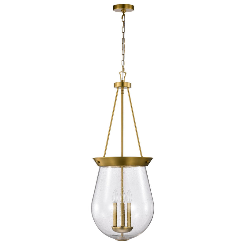 Nuvo Lighting 60-7804 Three Light Pendant, Vintage Brass