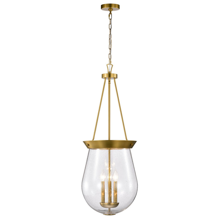 Nuvo Lighting 60-7804 Three Light Pendant, Vintage Brass
