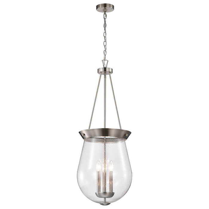 Nuvo Lighting 60-7805 Three Light Pendant, Brushed Nickel