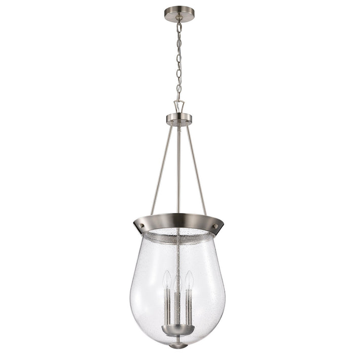Nuvo Lighting 60-7805 Three Light Pendant, Brushed Nickel