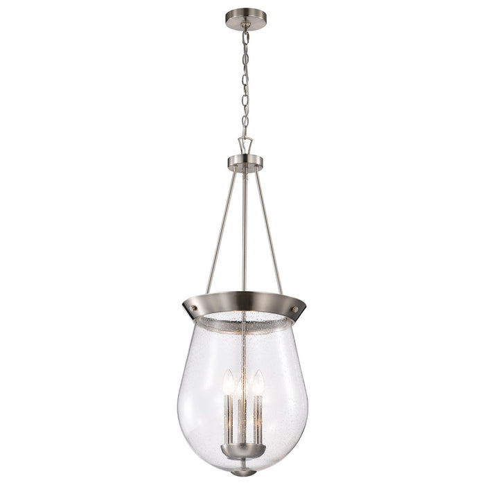 Nuvo Lighting 60-7805 Three Light Pendant, Brushed Nickel
