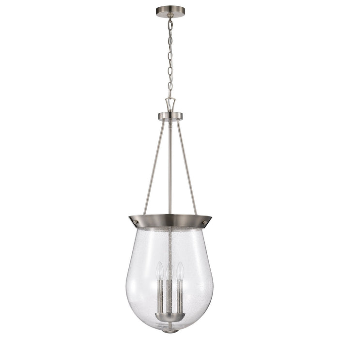 Nuvo Lighting 60-7805 Three Light Pendant, Brushed Nickel