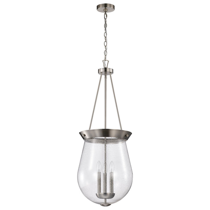 Nuvo Lighting 60-7805 Three Light Pendant, Brushed Nickel