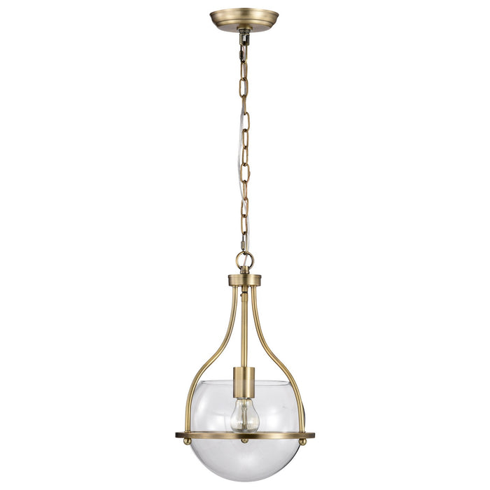 Nuvo Lighting 60-7815 One Light Pendant, Vintage Brass