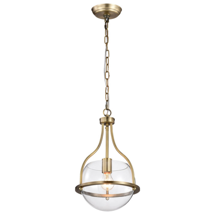 Nuvo Lighting 60-7815 One Light Pendant, Vintage Brass