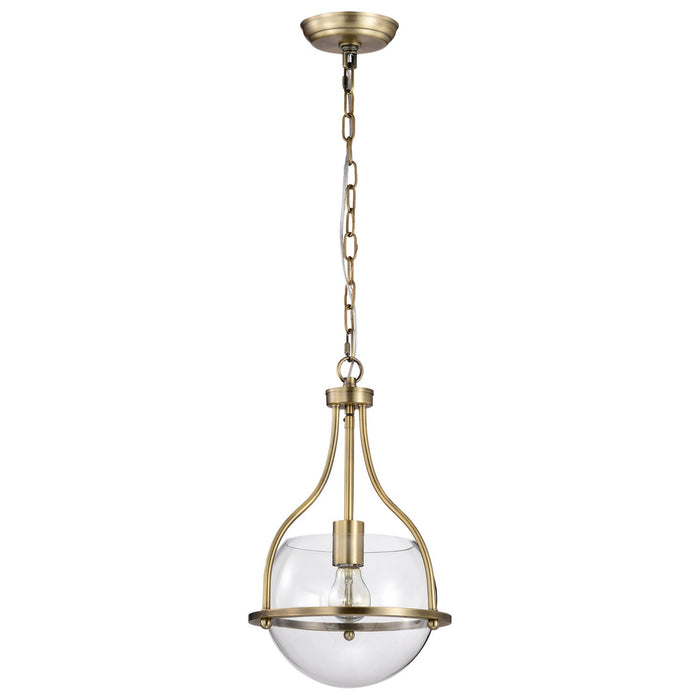 Nuvo Lighting 60-7815 One Light Pendant, Vintage Brass