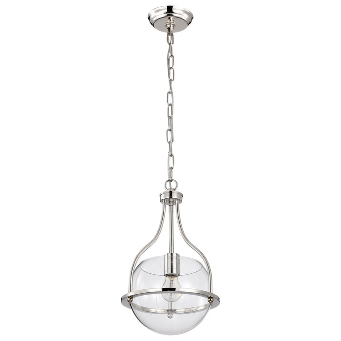 Nuvo Lighting 60-7816 One Light Pendant, Polished Nickel