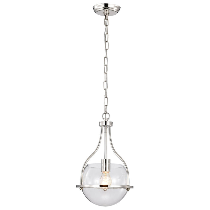 Nuvo Lighting 60-7816 One Light Pendant, Polished Nickel
