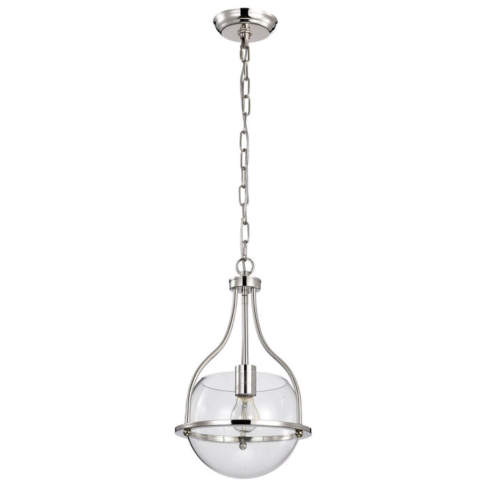 Nuvo Lighting 60-7816 One Light Pendant, Polished Nickel