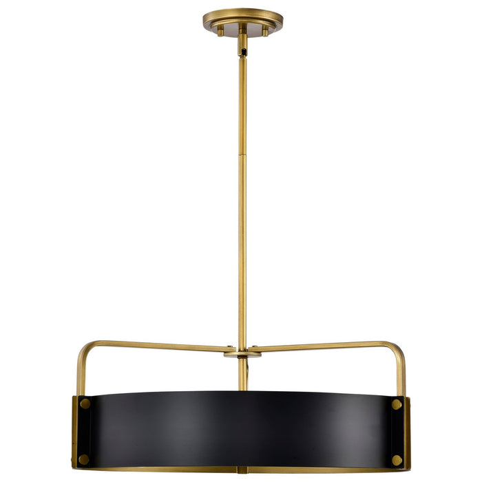 Nuvo Lighting 60-7844 Five Light Pendant, Matte Black