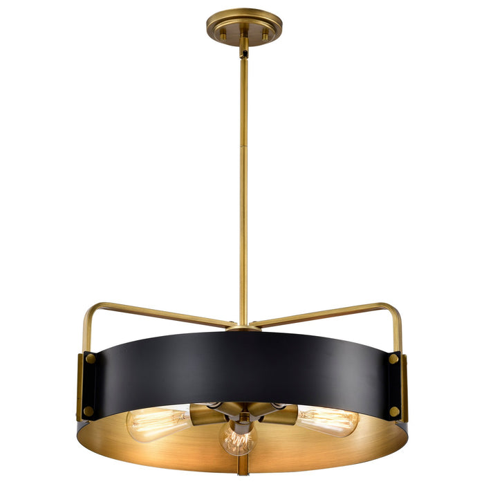 Nuvo Lighting 60-7844 Five Light Pendant, Matte Black