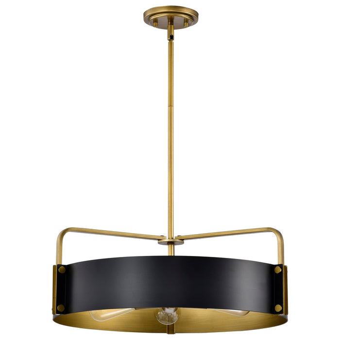 Nuvo Lighting 60-7844 Five Light Pendant, Matte Black