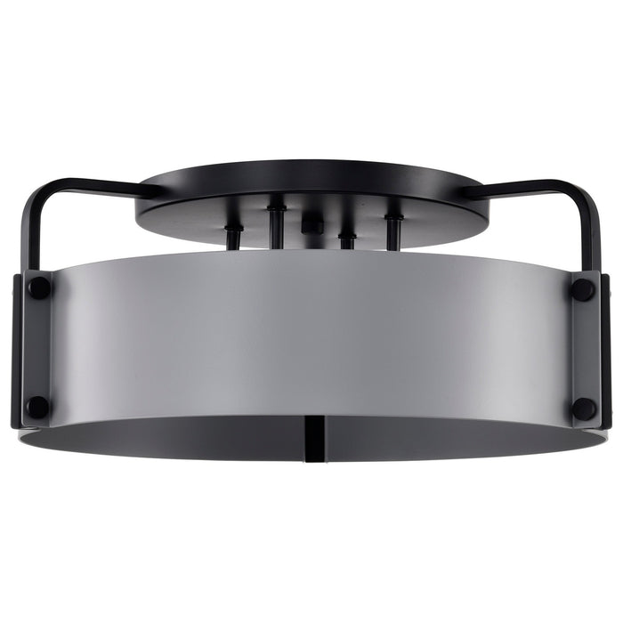Nuvo Lighting 60-7851 Four Light Semi Flush Mount, Matte Gray
