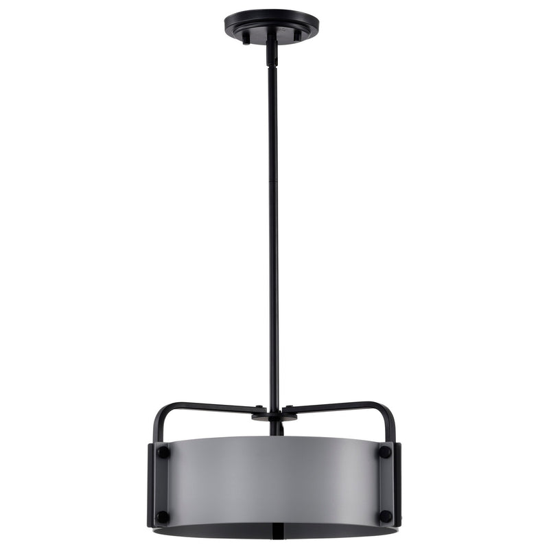 Nuvo Lighting 60-7852 Three Light Pendant, Matte Gray