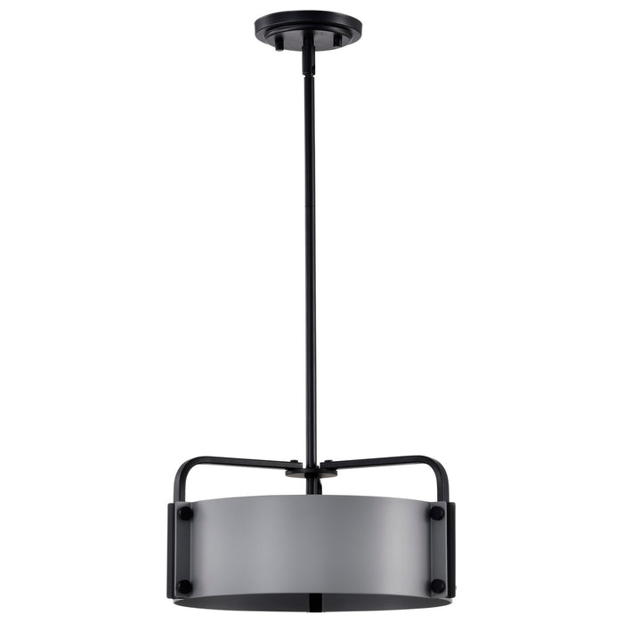 Nuvo Lighting 60-7852 Three Light Pendant, Matte Gray