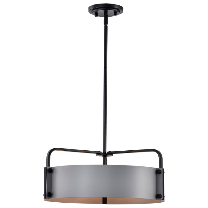 Nuvo Lighting 60-7853 Four Light Pendant, Matte Gray