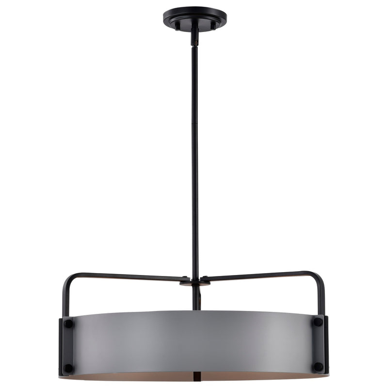 Nuvo Lighting 60-7854 Five Light Pendant, Matte Gray