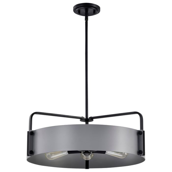 Nuvo Lighting 60-7854 Five Light Pendant, Matte Gray