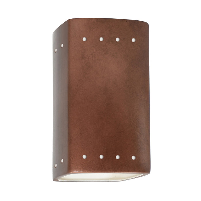 Justice Designs CER-5925W-ANTC LED Wall Sconce, Antique Copper