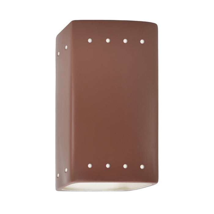 Justice Designs CER-5925W-CLAY LED Wall Sconce, Canyon Clay