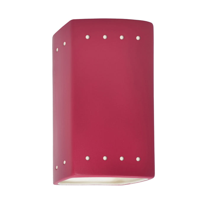 Justice Designs CER-5925W-CRSE LED Wall Sconce, Cerise
