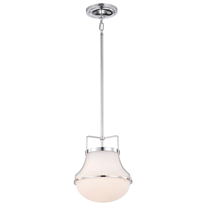 Nuvo Lighting 60-7872 One Light Pendant, Polished Nickel