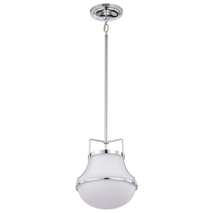 Nuvo Lighting 60-7872 One Light Pendant, Polished Nickel