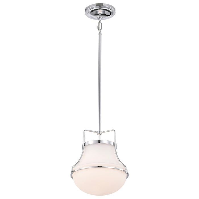 Nuvo Lighting 60-7872 One Light Pendant, Polished Nickel