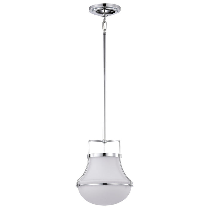Nuvo Lighting 60-7872 One Light Pendant, Polished Nickel