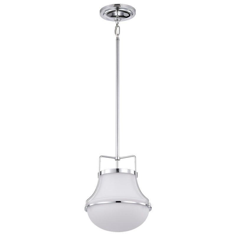 Nuvo Lighting 60-7872 One Light Pendant, Polished Nickel