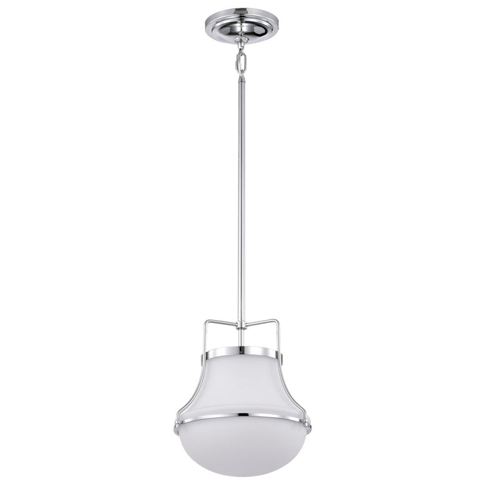Nuvo Lighting 60-7872 One Light Pendant, Polished Nickel