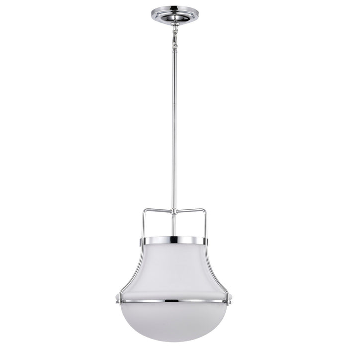 Nuvo Lighting 60-7873 One Light Pendant, Polished Nickel