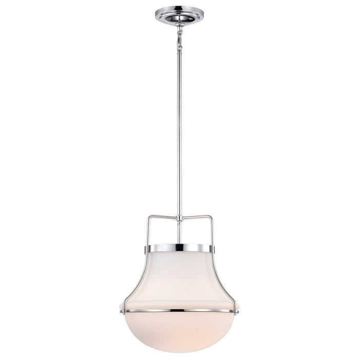 Nuvo Lighting 60-7873 One Light Pendant, Polished Nickel