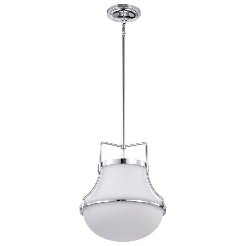 Nuvo Lighting 60-7873 One Light Pendant, Polished Nickel