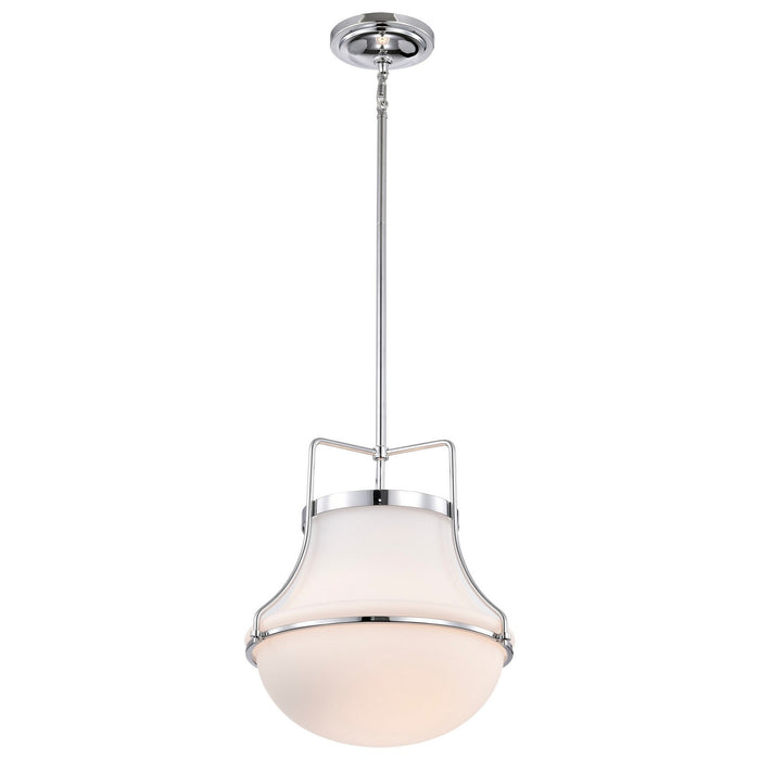 Nuvo Lighting 60-7873 One Light Pendant, Polished Nickel