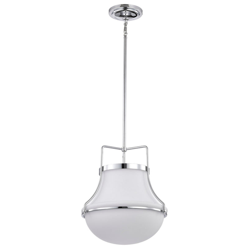 Nuvo Lighting 60-7873 One Light Pendant, Polished Nickel