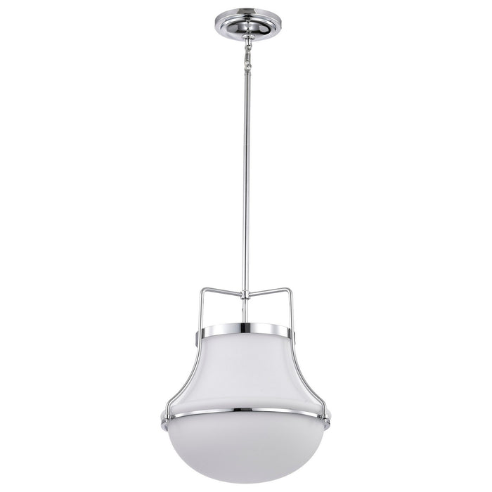 Nuvo Lighting 60-7873 One Light Pendant, Polished Nickel