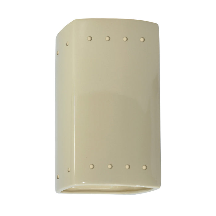 Justice Designs CER-5925W-VAN LED Wall Sconce, Vanilla (Gloss)