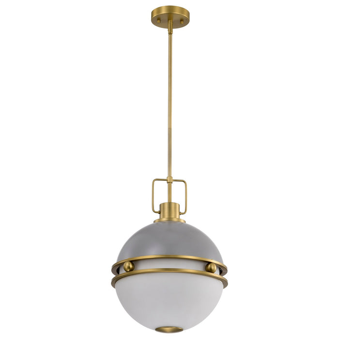 Nuvo Lighting 60-7877 Two Light Pendant, Matte Gray