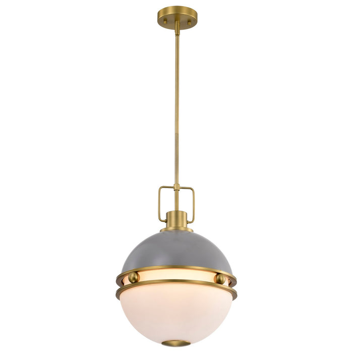 Nuvo Lighting 60-7877 Two Light Pendant, Matte Gray