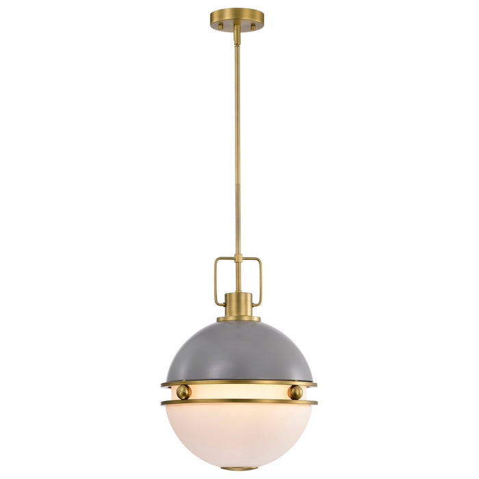 Nuvo Lighting 60-7877 Two Light Pendant, Matte Gray