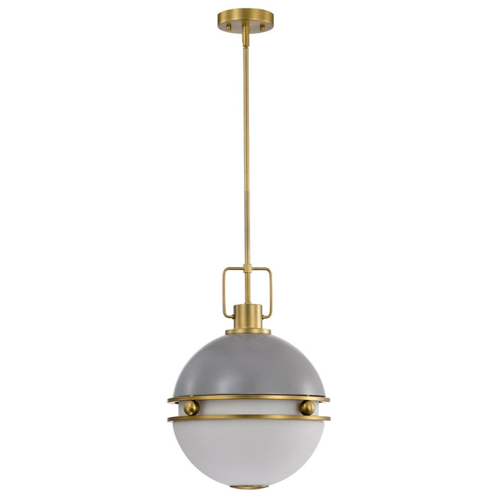 Nuvo Lighting 60-7877 Two Light Pendant, Matte Gray