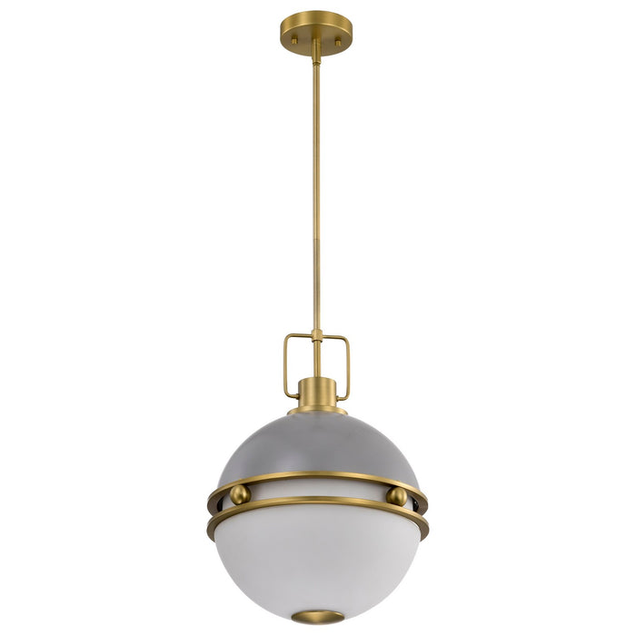 Nuvo Lighting 60-7877 Two Light Pendant, Matte Gray