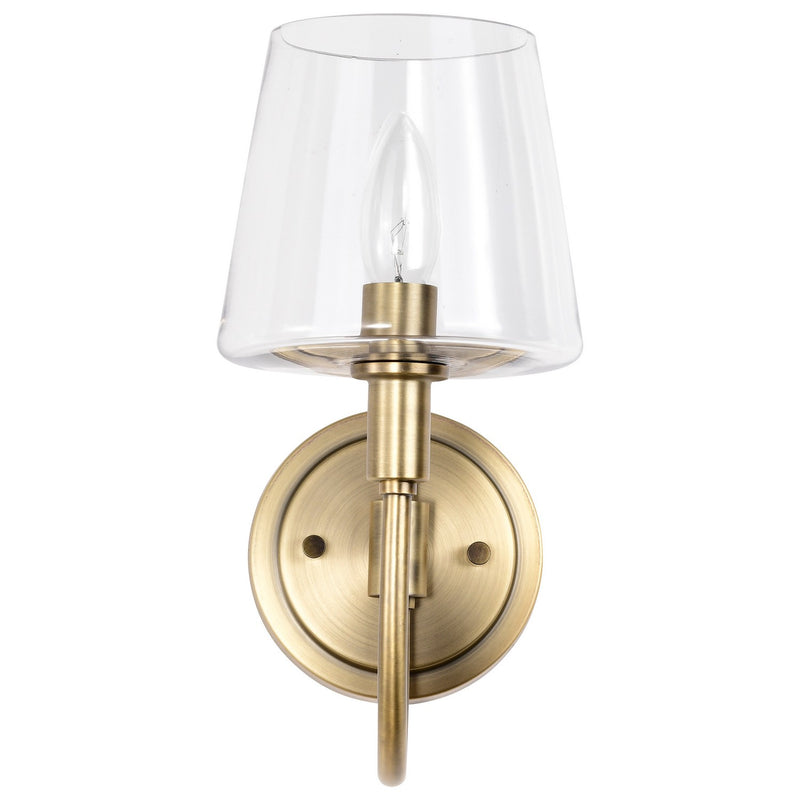 Nuvo Lighting 60-7881 One Light Wall Sconce, Vintage Brass
