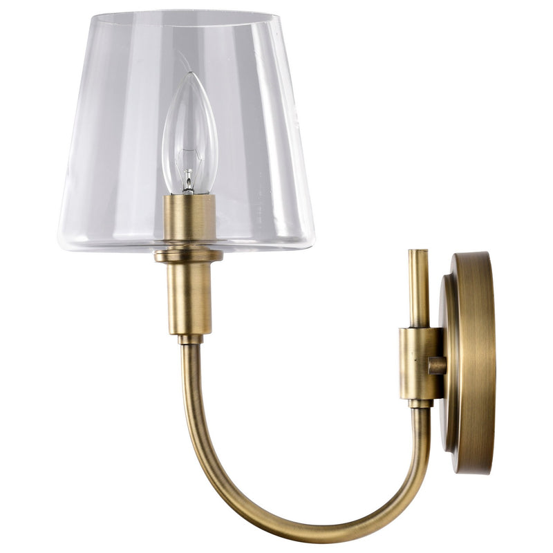 Nuvo Lighting 60-7881 One Light Wall Sconce, Vintage Brass