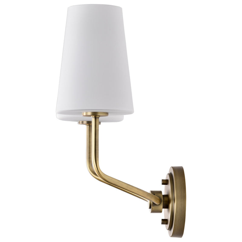 Nuvo Lighting 60-7882 Two Light Wall Sconce, Vintage Brass